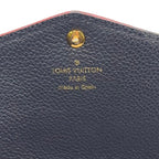 Louis Vuitton Portefeuille Sarah Monogram Empreinte Leather Navy Wallet Gold — view 4