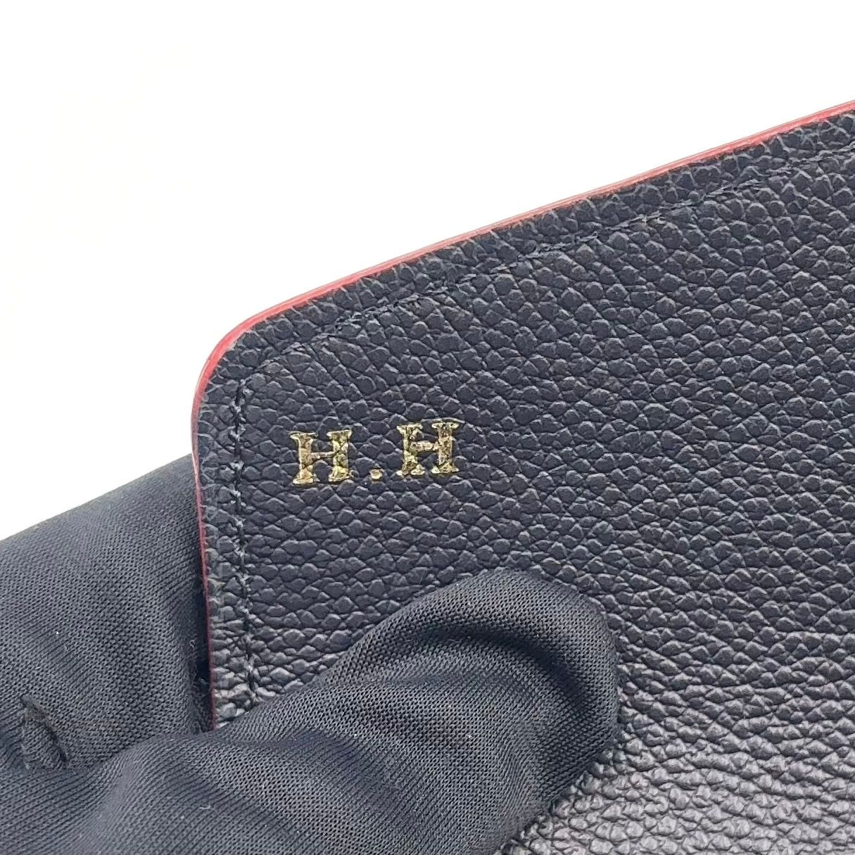 Louis Vuitton Portefeuille Sarah Monogram Empreinte Leather Navy Wallet Gold — view 5