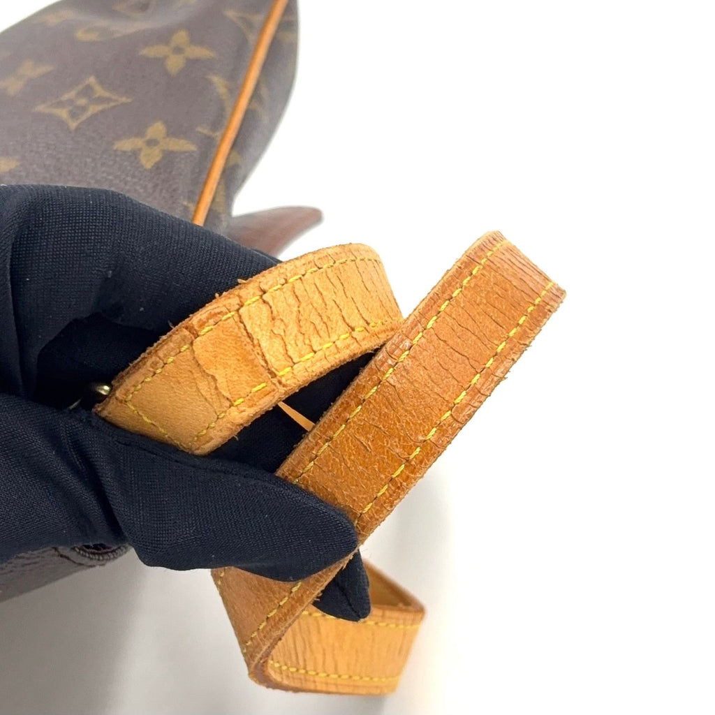 Louis Vuitton Musette Salsa Short Strap Monogram Leather Brown Shoulder Bag Gold — view 8