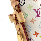Louis Vuitton LV TM All in BB Shoulder Bag Leather White Multicolor Light Beige — view 5