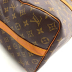 Louis Vuitton Keepall Bandouliere 45 Monogram Leather Brown Light Boston — view 6