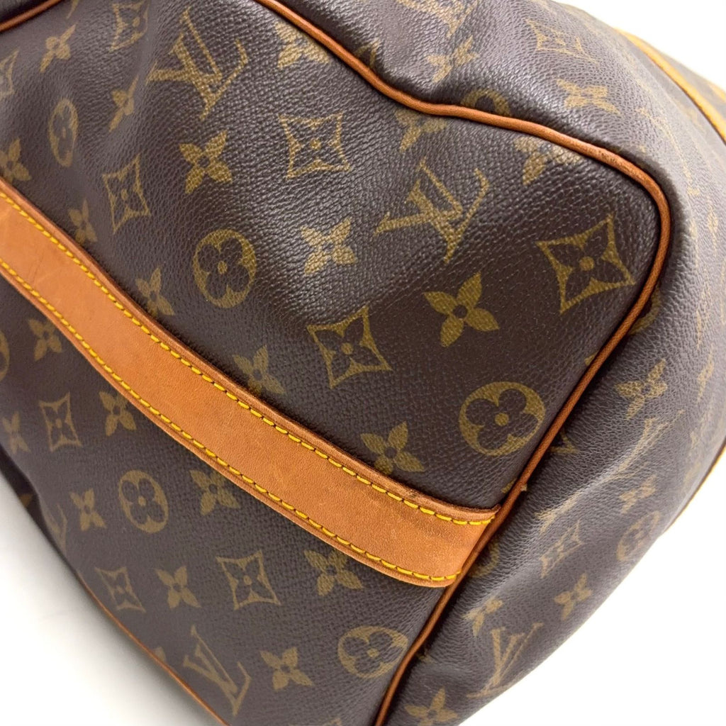 Louis Vuitton Keepall Bandouliere 45 Monogram Leather Brown Light Boston — view 5
