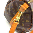 Louis Vuitton Keepall Bandouliere 45 Monogram Leather Brown Light Boston — view 8