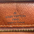 Louis Vuitton Monogram Leather Brown Light Shoulder Bag Gold — view 4