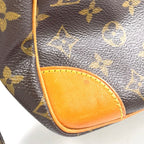 Louis Vuitton Monogram Leather Brown Light Shoulder Bag Gold — view 9