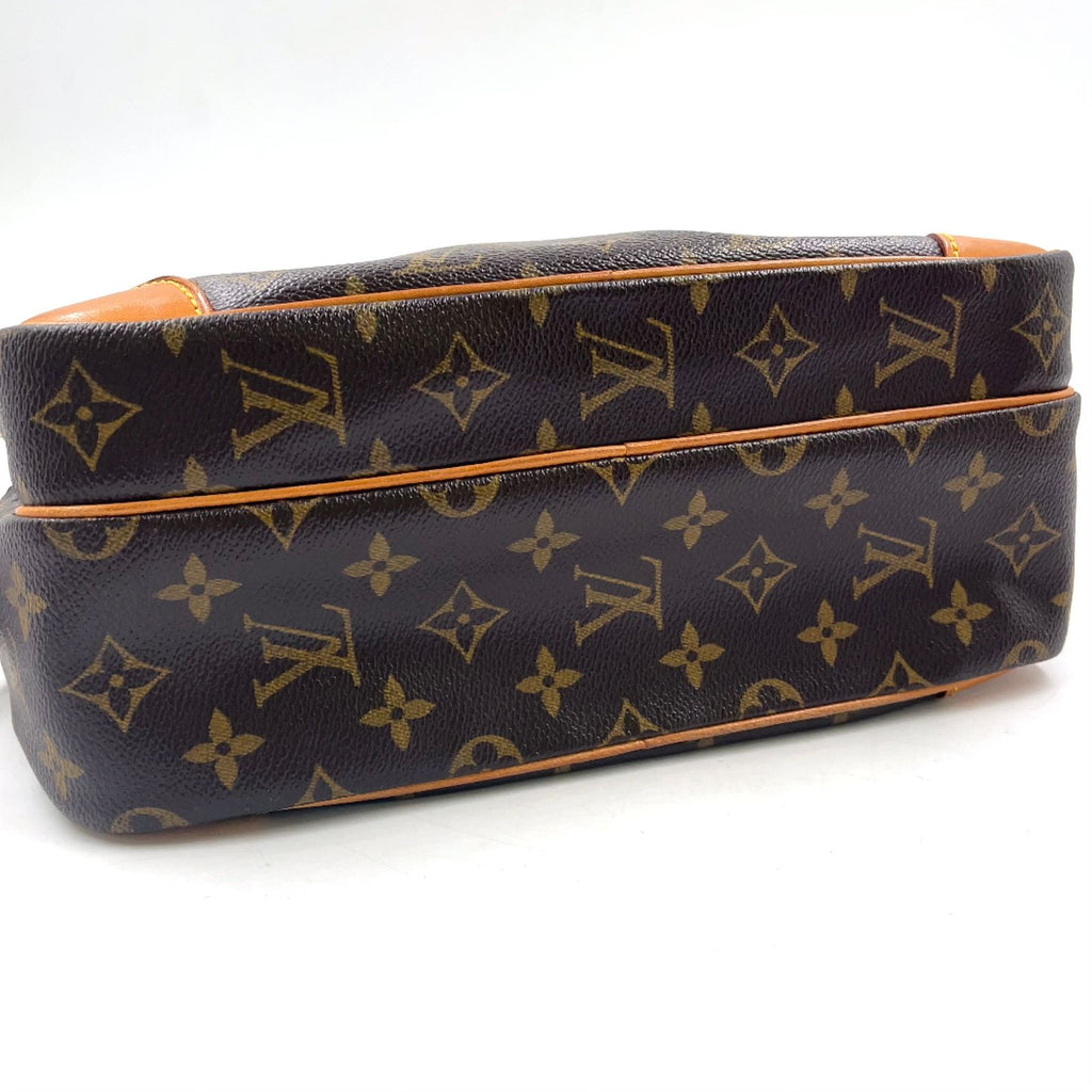 Louis Vuitton Monogram Leather Brown Light Shoulder Bag Gold — view 5