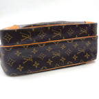Louis Vuitton Monogram Leather Brown Light Shoulder Bag Gold — view 5