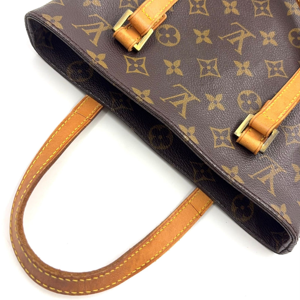 Louis Vuitton Vavin PM Monogram Leather Brown Light Handbag Gold — view 8