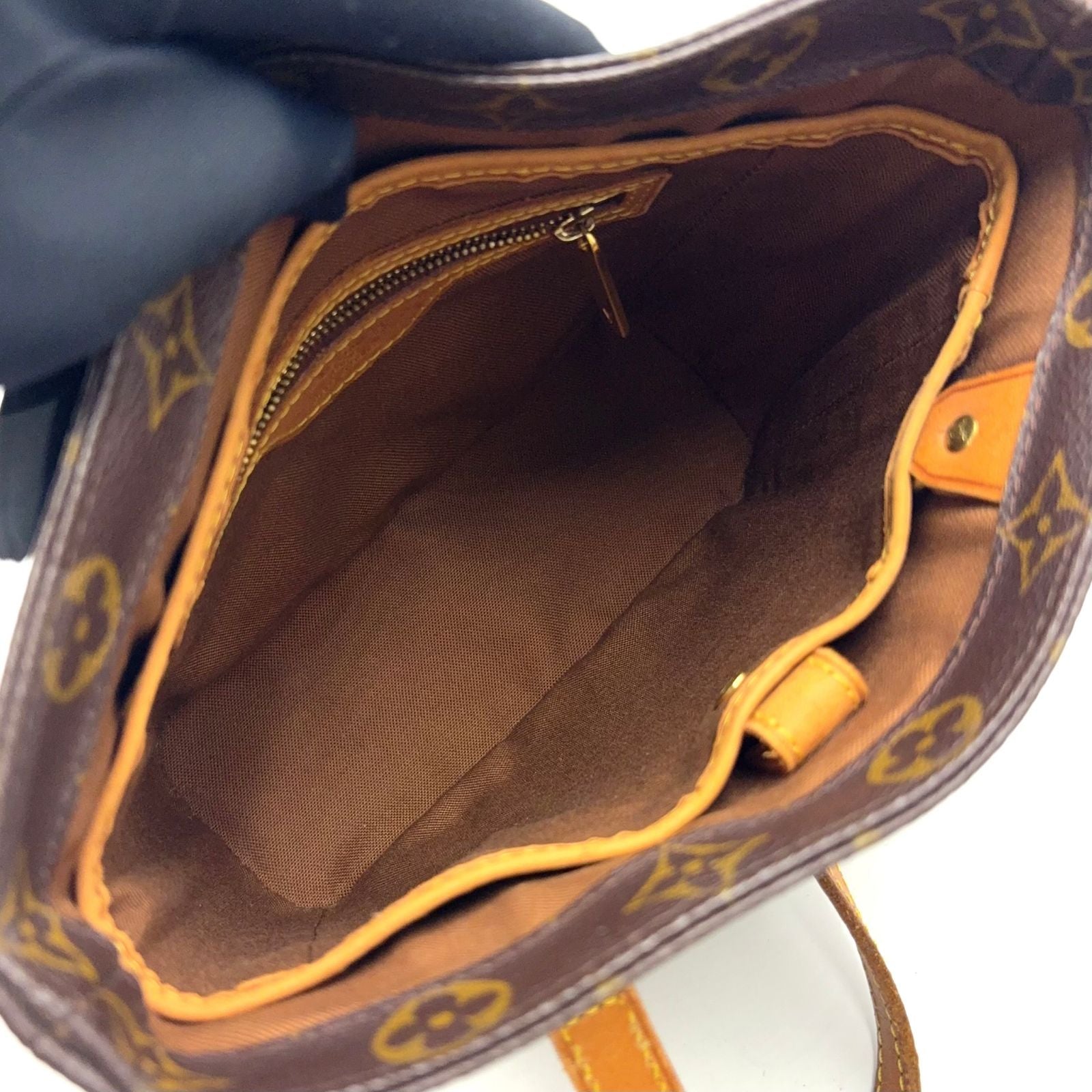Louis Vuitton Vavin PM Monogram Leather Brown Light Handbag Gold — view 3