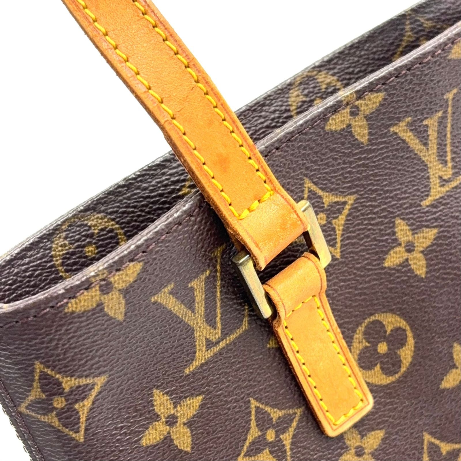 Louis Vuitton Vavin PM Monogram Leather Brown Light Handbag Gold — view 9