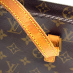 Louis Vuitton Vavin PM Monogram Leather Brown Light Handbag Gold — view 7