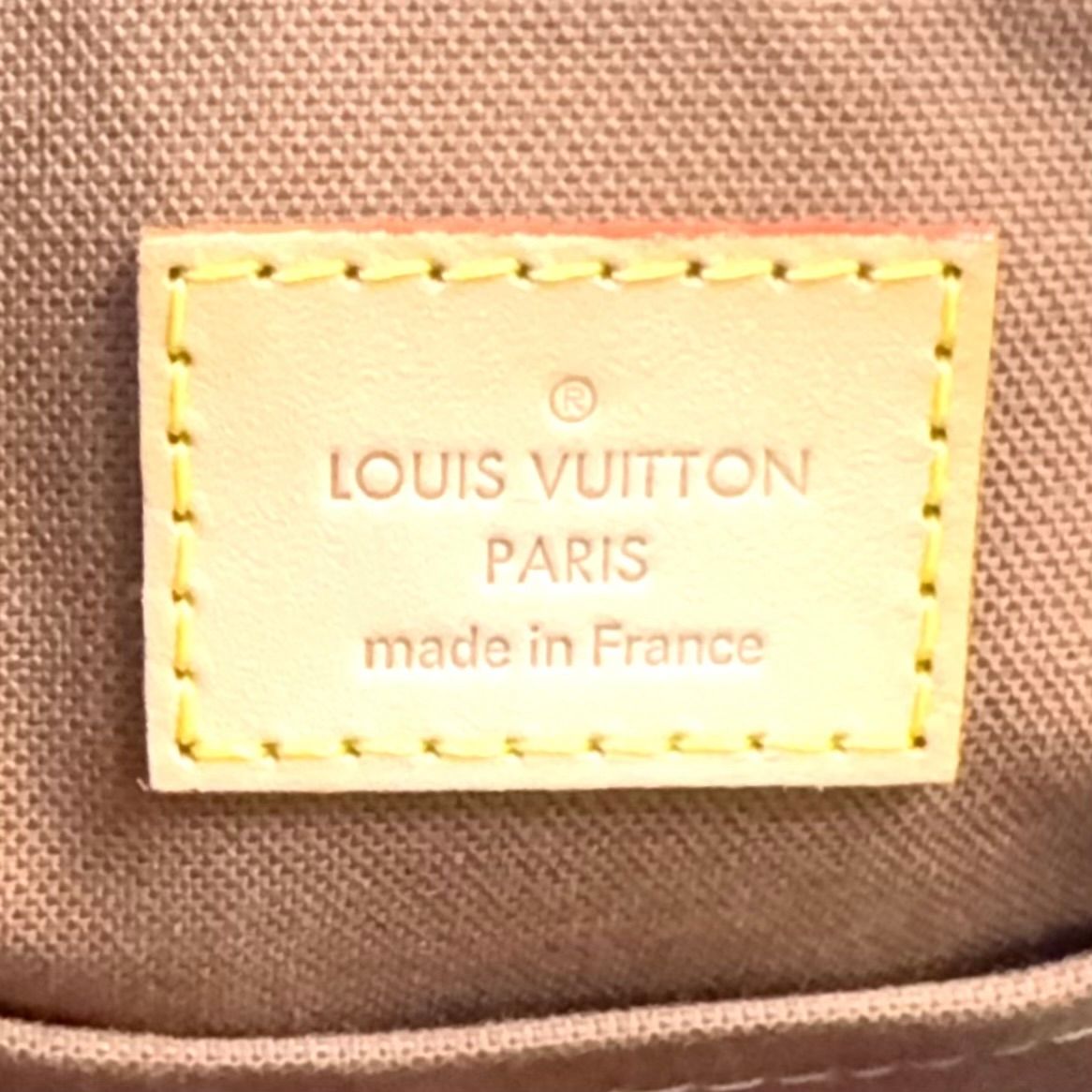Louis Vuitton Tivoli PM Monogram Leather Brown Light Handbag Gold — view 4