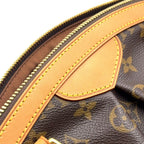 Louis Vuitton Tivoli PM Monogram Leather Brown Light Handbag Gold — view 9