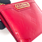 Louis Vuitton Pochette Cles Monogram Vernis Pomme D'amour Leather Enamel — view 6