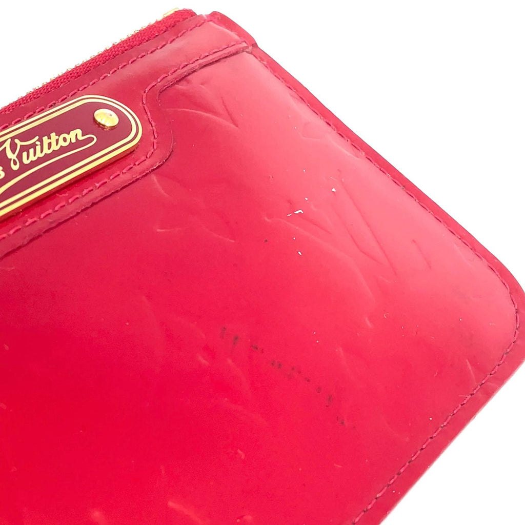 Louis Vuitton Pochette Cles Monogram Vernis Pomme D'amour Leather Enamel — view 5