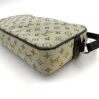 Louis Vuitton Pochette Comte de Fe Monogram Mini Khaki Leather Canvas Green — view 6