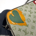 Louis Vuitton Pochette Comte de Fe Monogram Mini Khaki Leather Canvas Green — view 8