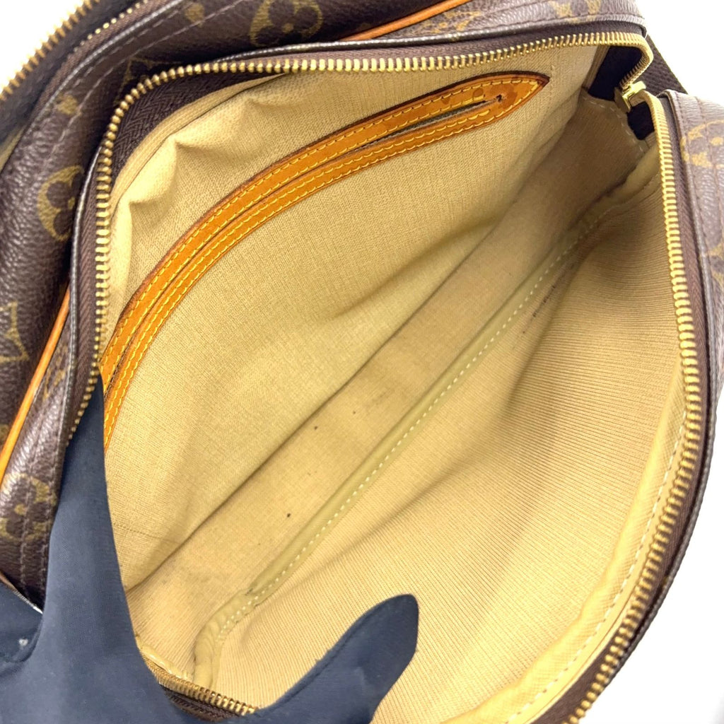 Louis Vuitton Reporter PM Monogram Leather Brown Light Shoulder Bag Gold — view 3