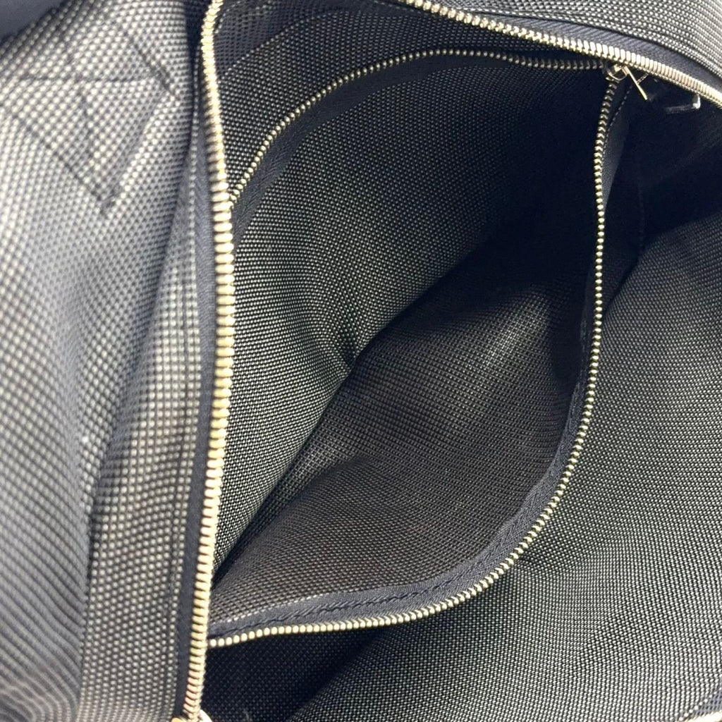 Hermes Fourre Tout Canvas Gray Black Tote Silver — view 6
