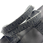 Hermes Fourre Tout Canvas Gray Black Tote Silver — view 8