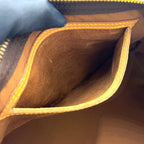 Louis Vuitton Speedy 40 Monogram Leather Brown Handbag Gold — view 8