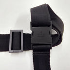 Gucci Interlocking Logo Leather Nylon Green Black Red Belt Bag Silver — view 6