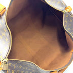 Louis Vuitton Keepall 55 Monogram Leather Brown Light Boston Bag Gold — view 3