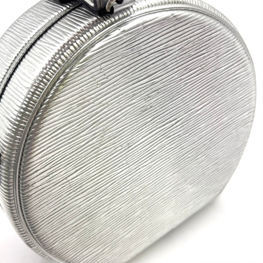 Louis Vuitton Petite Boite Chapeau Epi Shoulder Bag Leather Silver — view 6