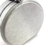 Louis Vuitton Petite Boite Chapeau Epi Shoulder Bag Leather Silver — view 6