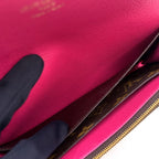 Louis Vuitton Portefeuille Emily Monogram Leather Pink Brown Bifold Wallet Gold — view 7