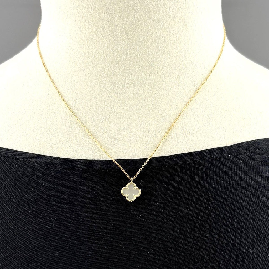 Van Cleef & Arpels Sweet Alhambra Necklace YG Yellow Gold Pendant — view 2