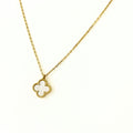 Van Cleef & Arpels Sweet Alhambra Necklace YG Yellow Gold Pendant