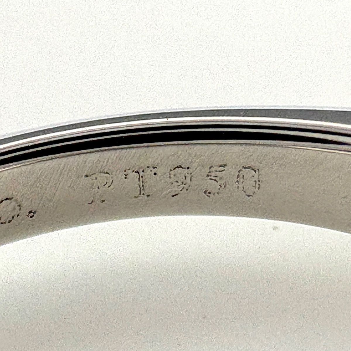 Tiffany & Co Solitaire Ring Platinum Pave Diamond — view 8