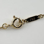 Tiffany & Co Cross Stitch Necklace YG Yellow Gold Pendant — view 4