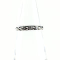 Chanel Quilted Ring Platinum Pave Diamond