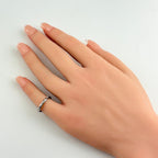 Chanel Quilted Ring Platinum Pave Diamond — view 4