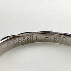 Chanel Quilted Ring Platinum Pave Diamond — view 5