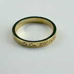 Tiffany & Co Notes Narrow Ring YG Yellow Gold — view 2