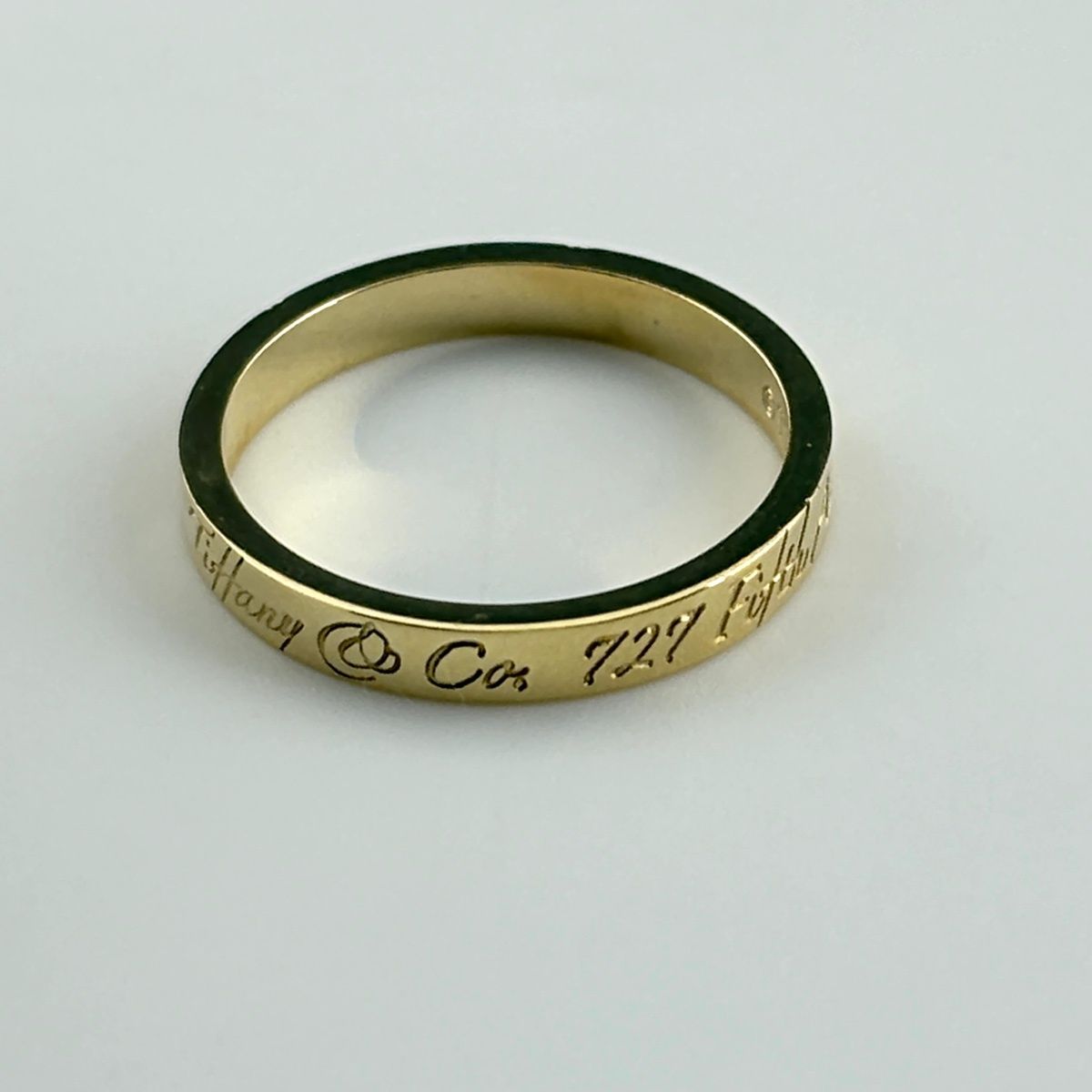 Tiffany & Co Notes Narrow Ring YG Yellow Gold — view 2