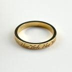 Tiffany & Co Notes Narrow Ring YG Yellow Gold — view 3