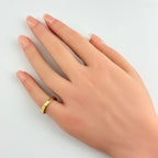 Tiffany & Co Notes Narrow Ring YG Yellow Gold — view 4