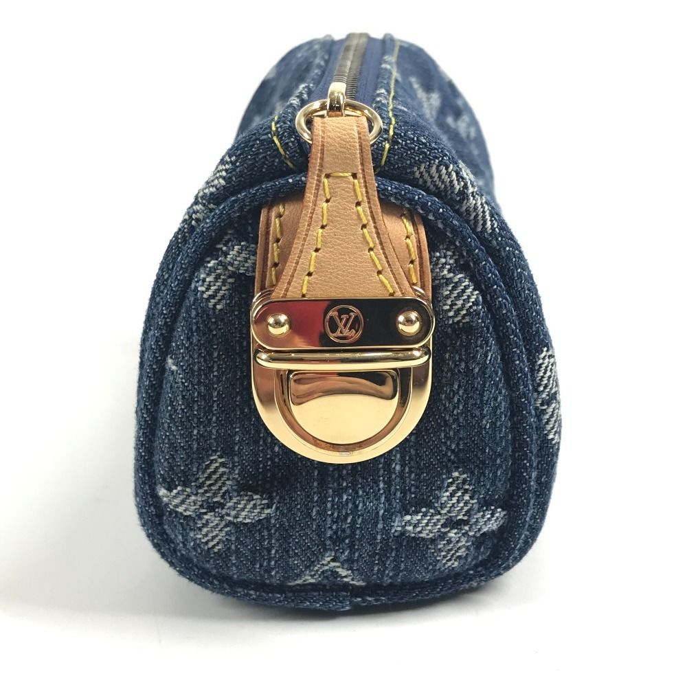 Louis Vuitton Pouch Trousse Speedy PM Monogram Denim Blue — view 3