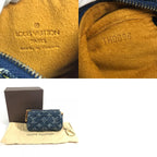Louis Vuitton Pouch Trousse Speedy PM Monogram Denim Blue — view 9