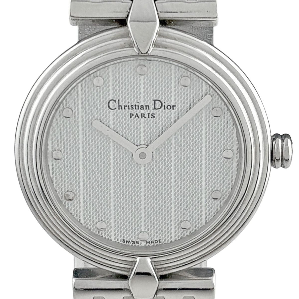 Dior Bagheera Watch SS Quartz Silver