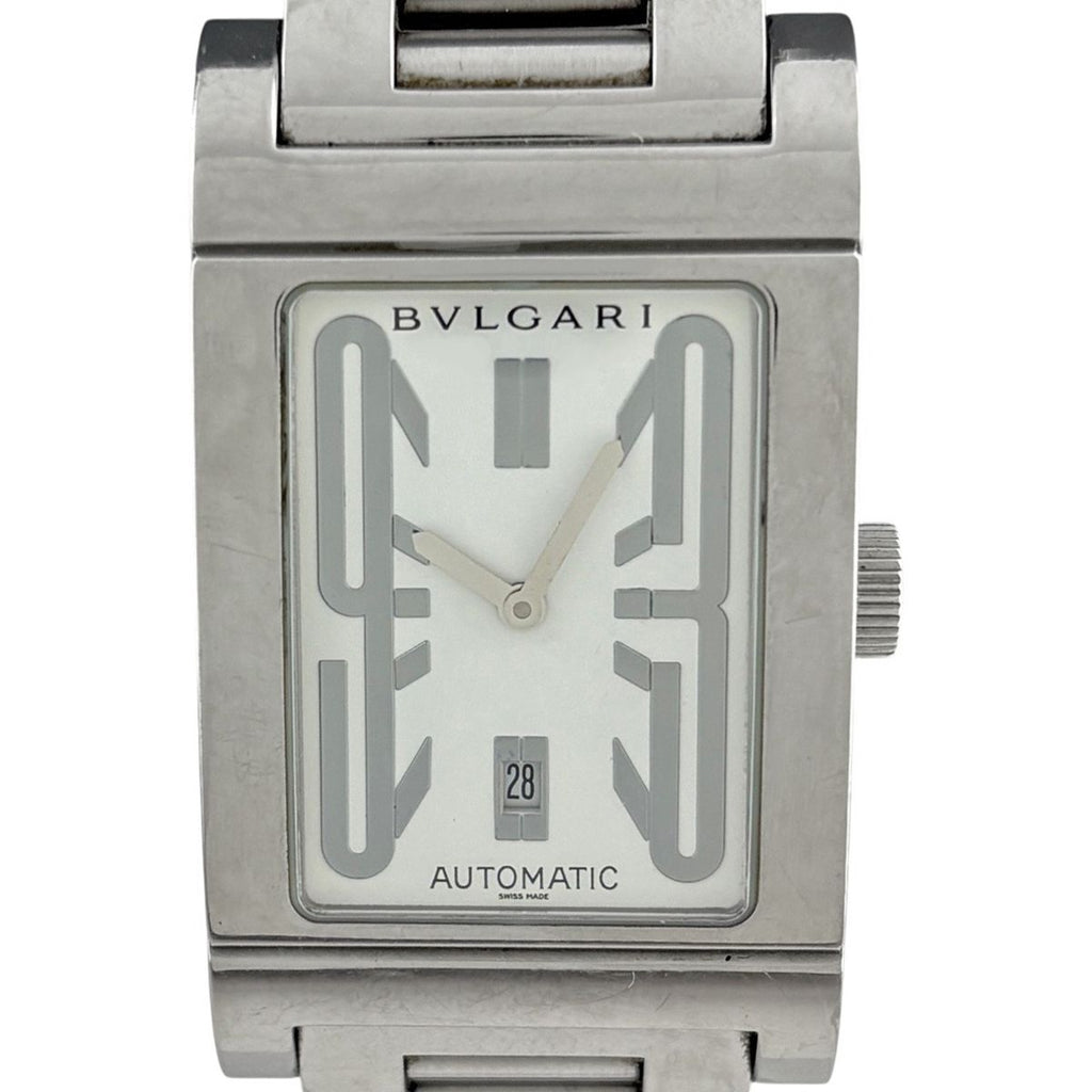 Bvlgari Red Dangolo Watch SS Automatic Winding White