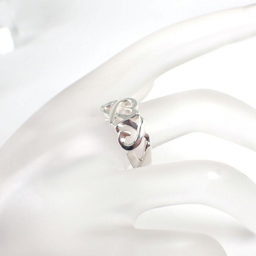 Tiffany & Co 925 Triple Loving Heart Ring