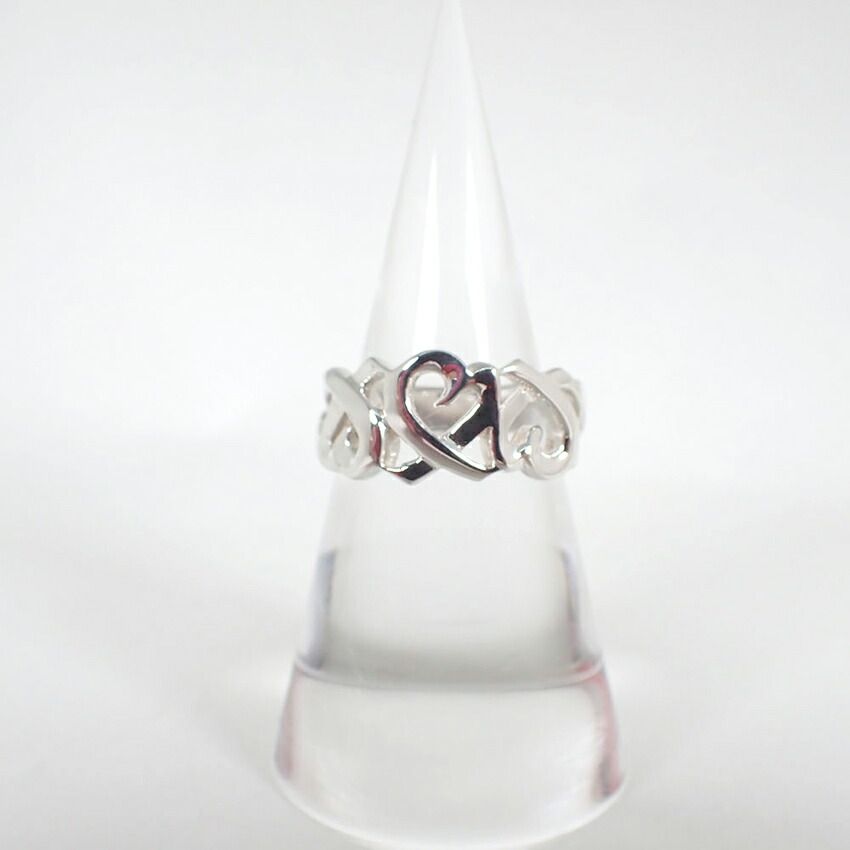 Tiffany & Co 925 Triple Loving Heart Ring