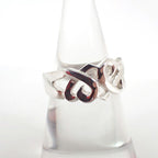 Tiffany & Co 925 Triple Loving Heart Ring