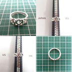 Tiffany & Co 925 Triple Loving Heart Ring — view 9