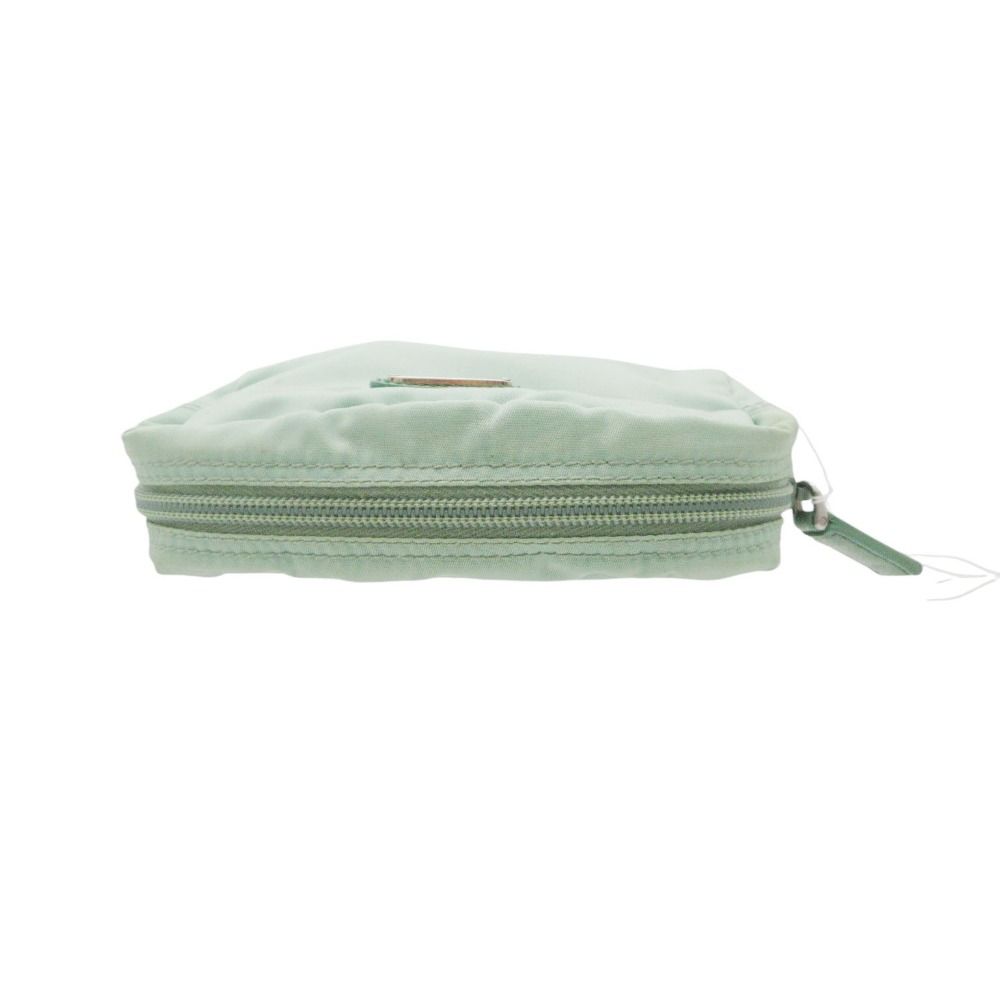 Prada Pouch Tessuto Cosmetics Makeup Nylon Mint Green — view 6